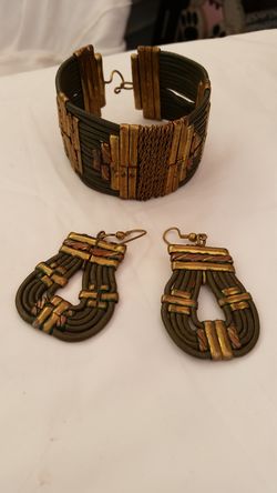 Bracelet and Ear rings