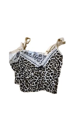 Leopard Y2K top – size M