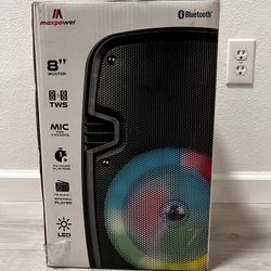 Max Power Bluetooth Speaker And Mic