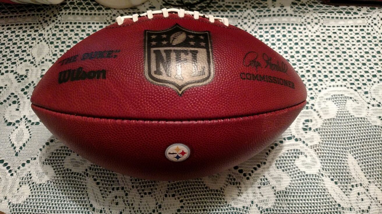 Pittsburgh Steelers game-used NFL football