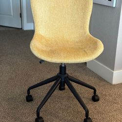 Yellow Rotating Chair