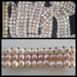 BRAND NEW GENUINE PEARL STRETCHY BRACELET