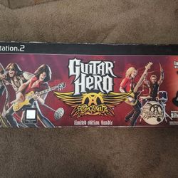 PS2 * Guitar Hero**AEROSMITH *LIMITED EDITION 