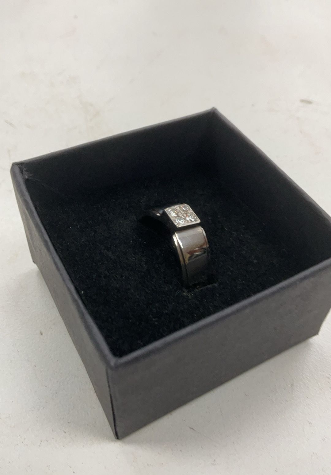 Palladium Diamond Ring