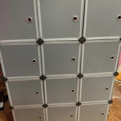 SONGMICS Cube Storage Organizer, 12-Cube Closet Storage Shelves, Modular Bookcase