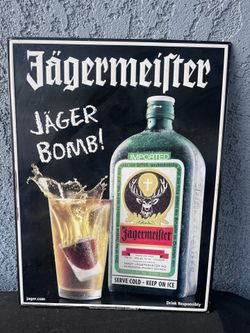 Garage Beer Bar Sign Jager
