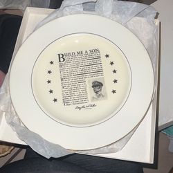 Collectors Plate /Fathers Day /New Born Boy/Douglas MacArthur/military