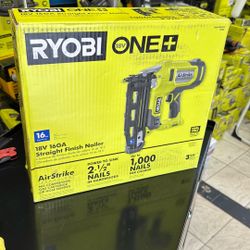 Ryobi 16 Ga Straight Finish Nailer 