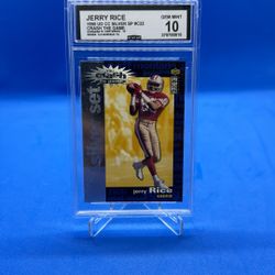 Jerry Rice CCG GRADED 10 