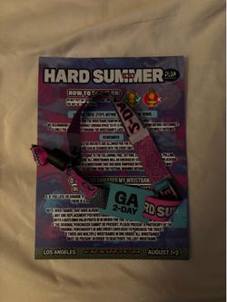 2 day GA Hard Summer pass