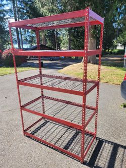 5-Shelf Metal Heavy-Duty Adjustable Garage Storage