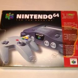 Nintendo 64 Gaming System. N64 Game Console. 1 Original OWNER. JAPAN NUS-001. W/ BOX. Video Games Toys