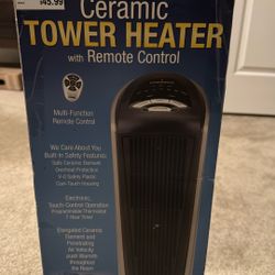 Tower Heater With Remote Control 