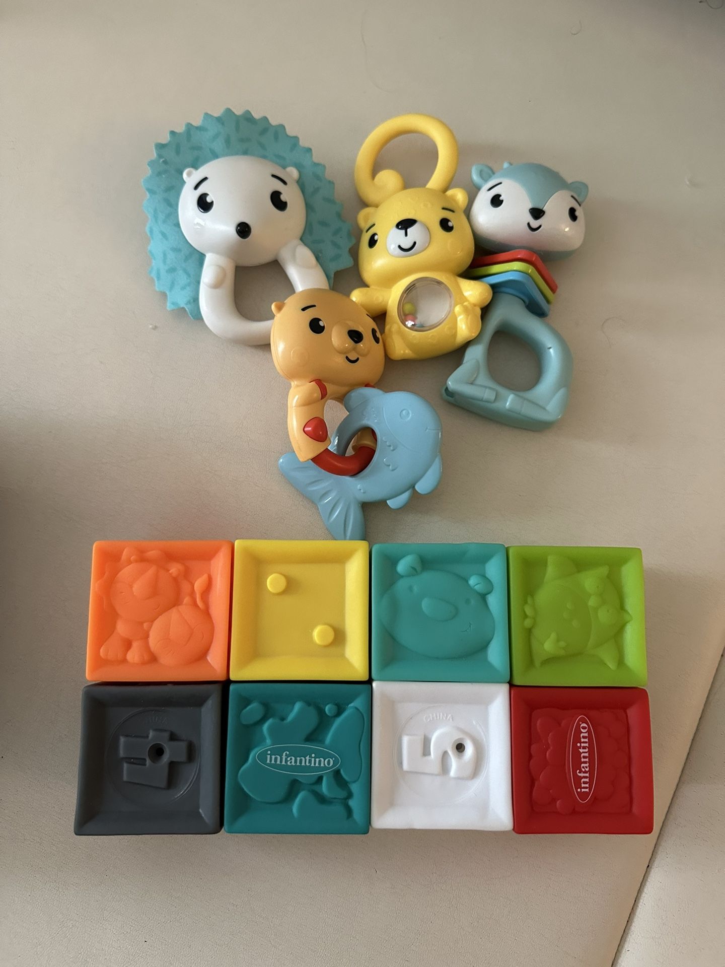 Stack Block & Animal Rattles