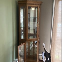 Corner Curio Cabinet