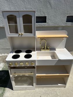 Tiny Land Wooden Play Kitchen for Kids