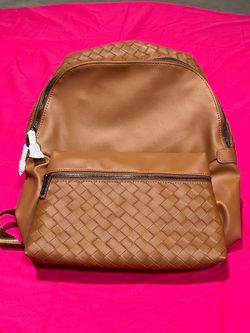 Backpack woven brown