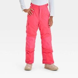 New With Tags - Pink SNOW PANTS Size XS (4/5)