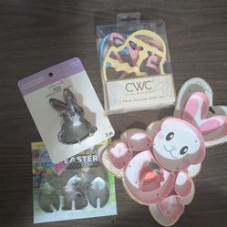 Easter Cookie Cutters and Pancake Mold Sets