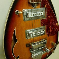 60s Kawai Teardrop Guitar