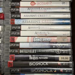 PlayStation 3 Games PS3 $10 Each