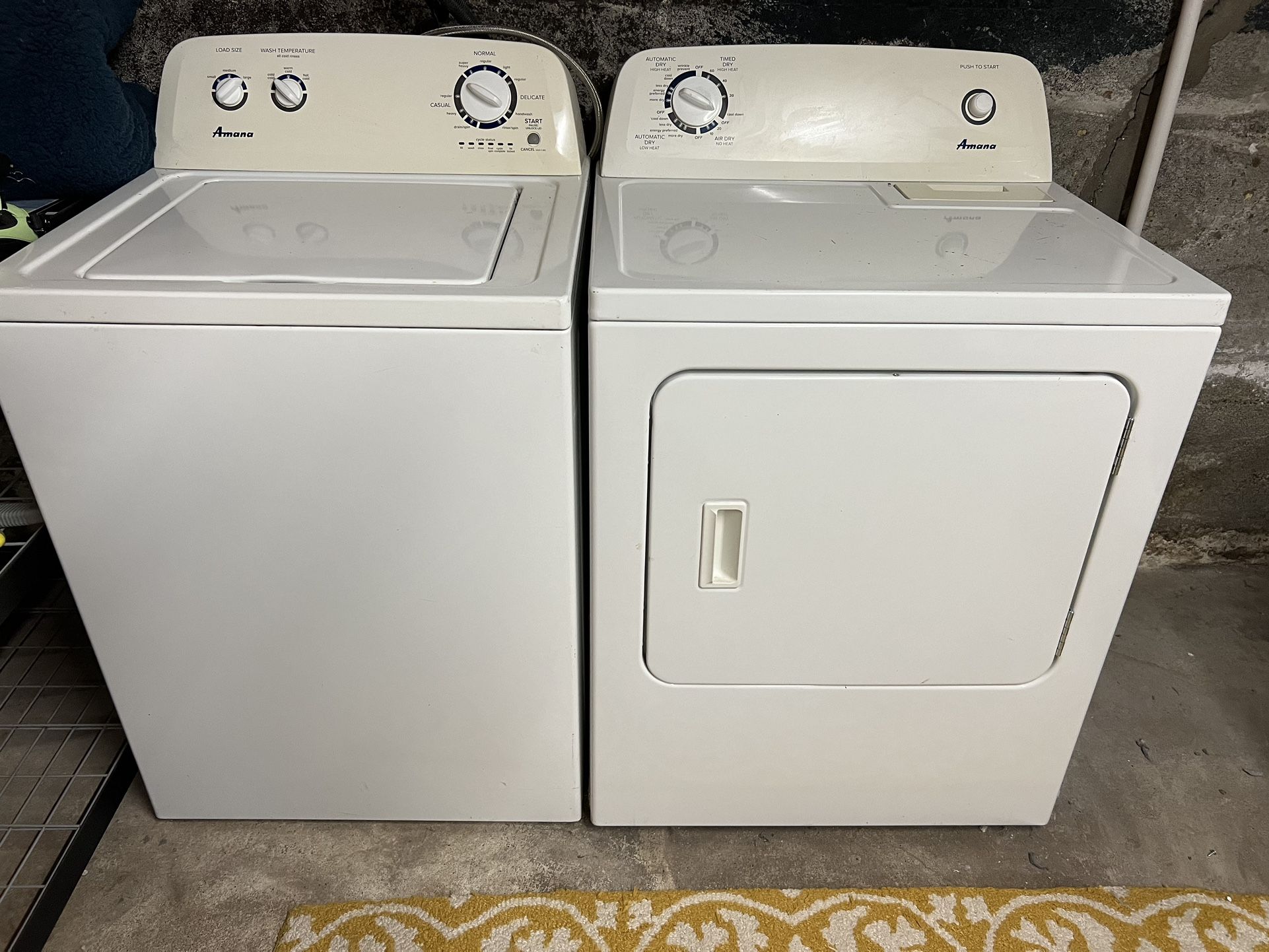 Washer And Electric Dryer 
