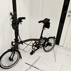 Brompton Folding Commuter Bike A Line 3-Speed |