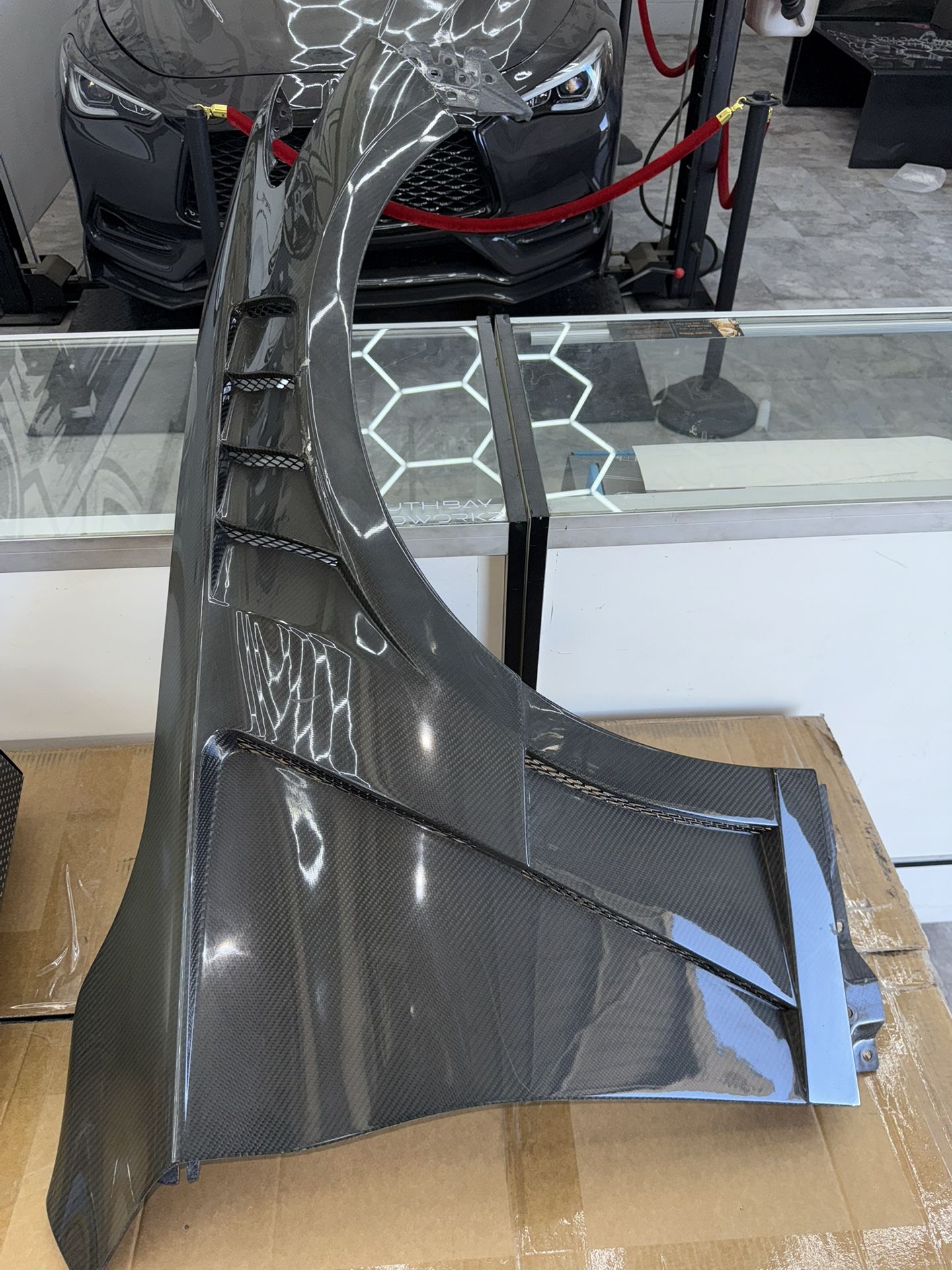 2018+ Infiniti Q60 Carbon Fiber CF Fenders