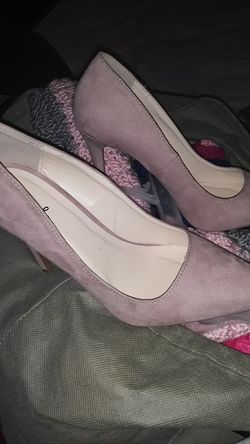 Blush pink heels