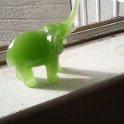 Solid Jade Elephant 