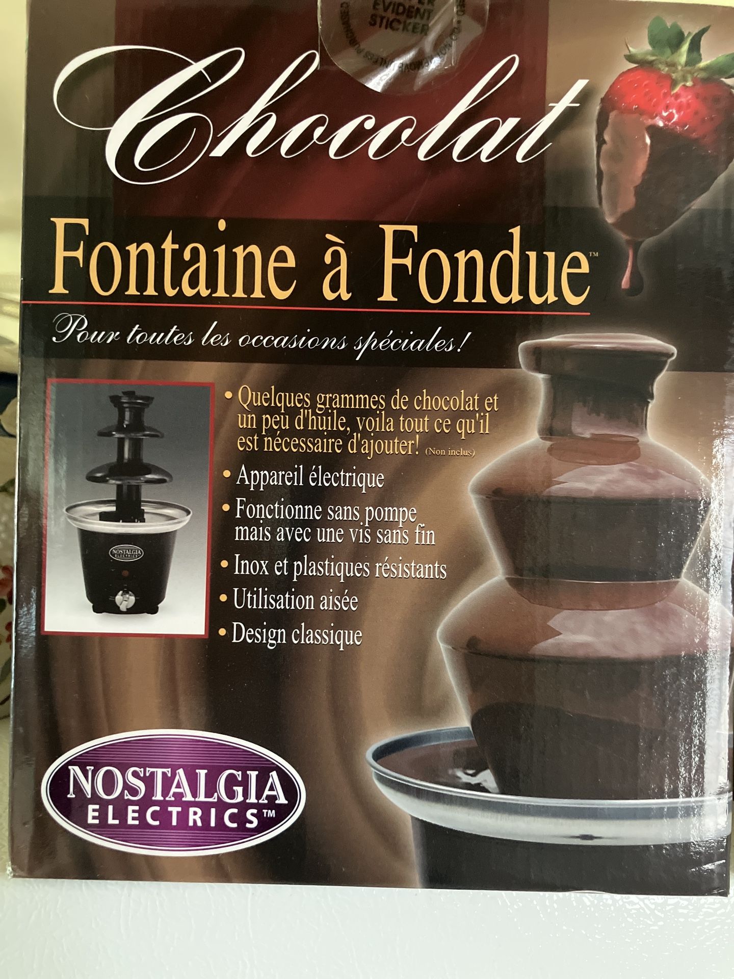 Chocolate Fondue Fountain