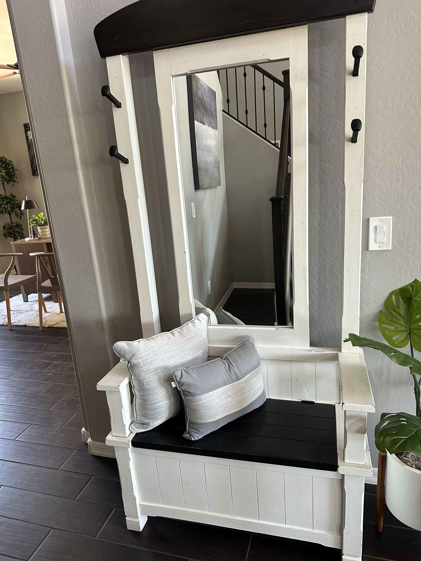 Entry Way Coat And Shoe Organizer Shoe Bench