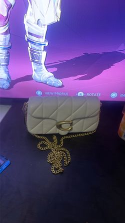 Coach Quilted Crossbody Bag with Chain Strap