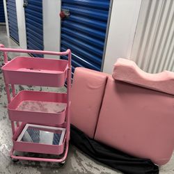 Lash Supplies for Sale - (Used - Good) + Bed/Pillow & Cart