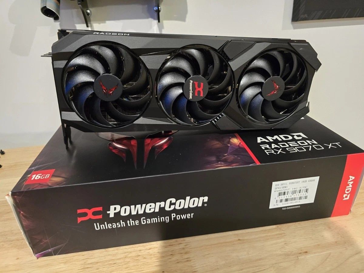 PowerColor Red Devil AMD Radeon RX 9070 XT 16GB Graphics Card