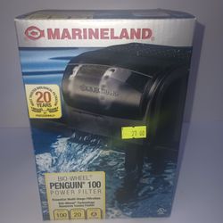 Marineland Bio Wheel Penguin 100 Power Aquarium Fish Tank  Water Filter 