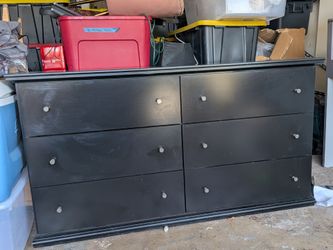 Black dresser