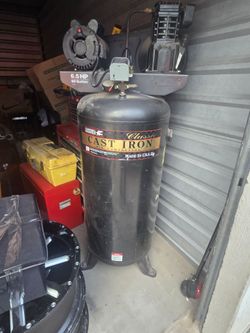 Campbell Hausfeld Classic Cast Iron Air Compressor 60 Gallon 6.5 HP