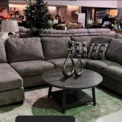 3 Pieces Sectional Financing Available By ASHLEY 