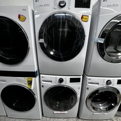 LG NEW FRONT LOAD WASHER AND DRYER