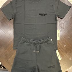 Essentials Stretch Limo Tee & Shorts Pair