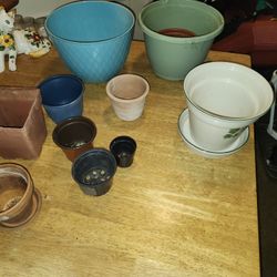 Assorted Planting Pots