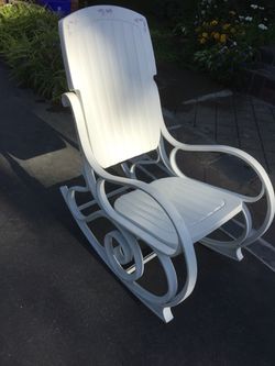 Patio rocking chair,plastic made