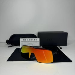 Oakley Sutro TI Titanium (Black/Orange)