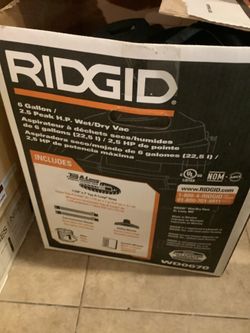 Rigid Wet/dry Vac New