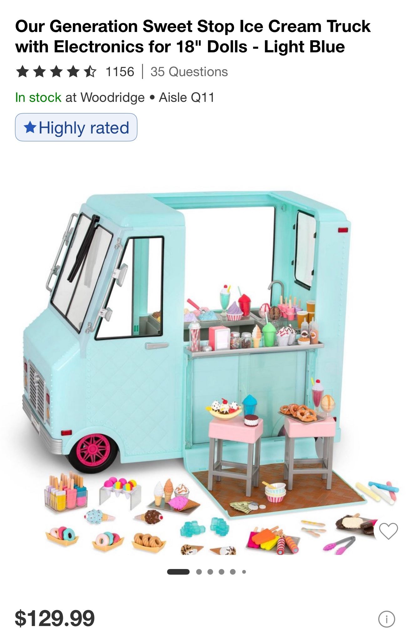 Our Generation I’ve Cream Truck