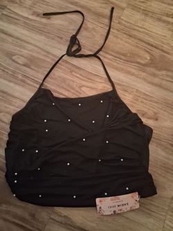 Shein curvy crop top sz 0XL new