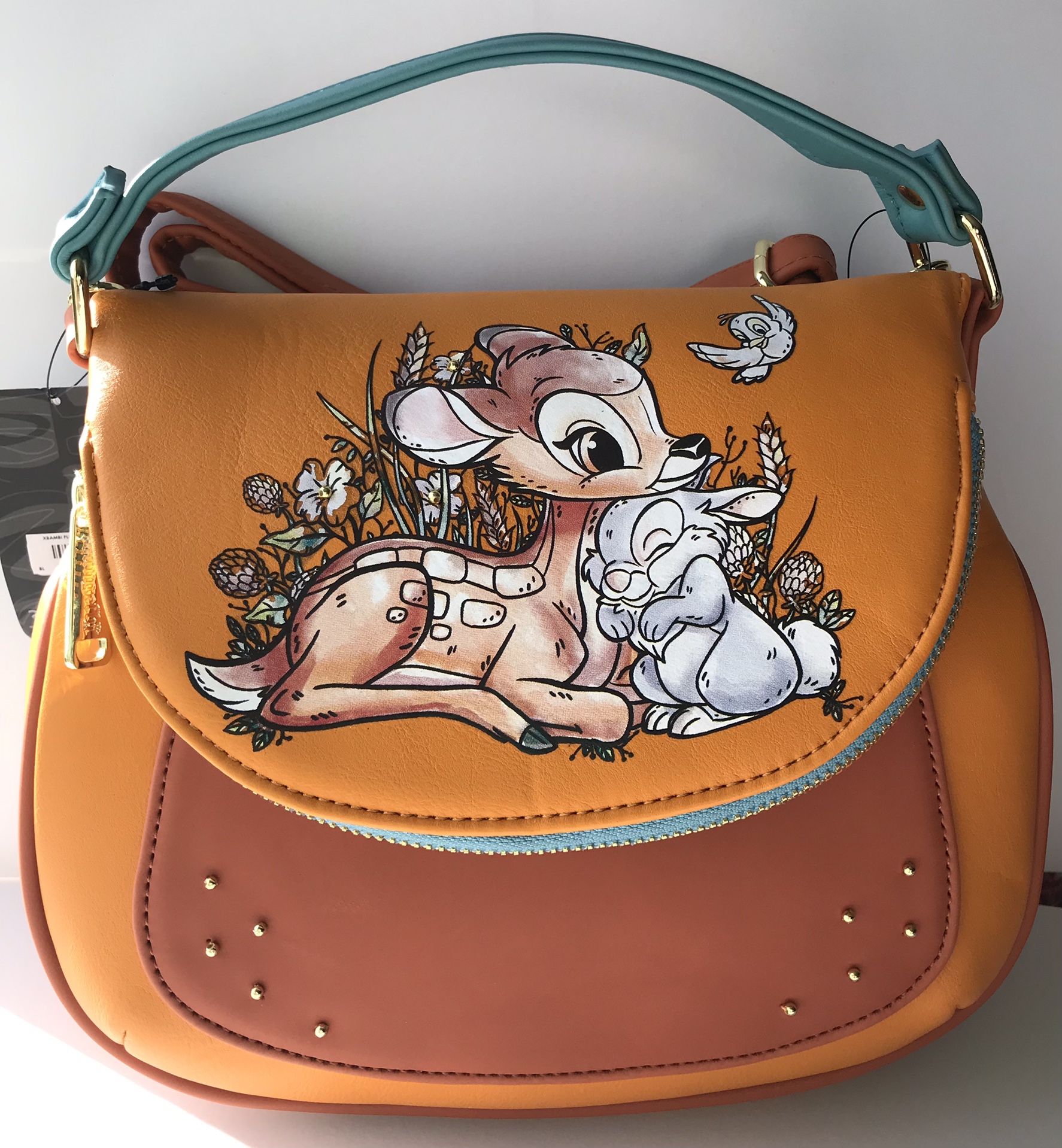 Loungefly Disney Bambi Floral Forest Crossbody Bag