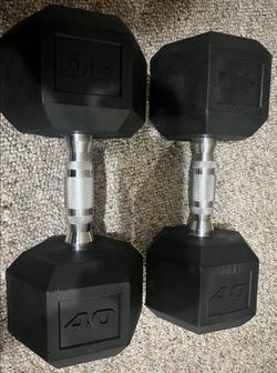 40lb X 2 Dumbell For SALE
