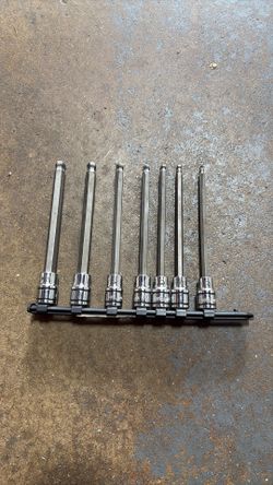 Matco  metric long  ball hex set